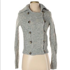 AEO thick cardigan light blue S/P